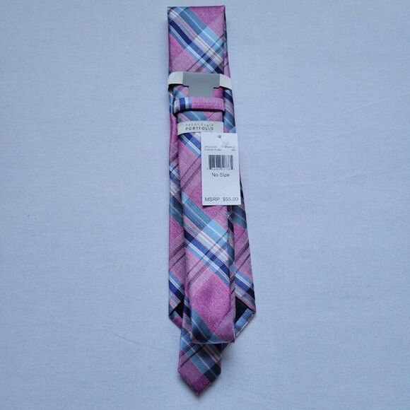 MEN'S PERRY Ellis Designer Neck Tie - Picture 2 of 5